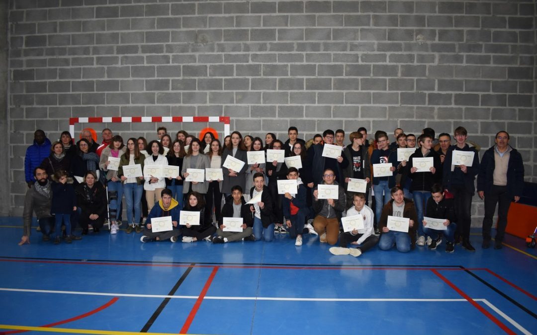 Remise diplômes au 3è 2018-2019