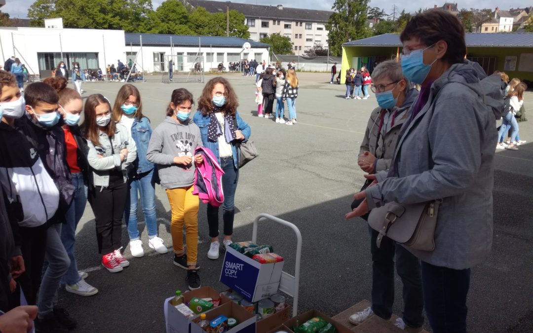 Collecte de denrées alimentaires pour ‘Le P’tit Chariot de Galerne’